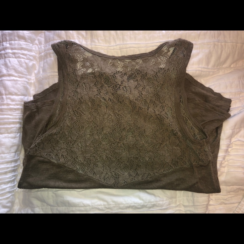 Tank Top With Lace - Picture 3 of 3